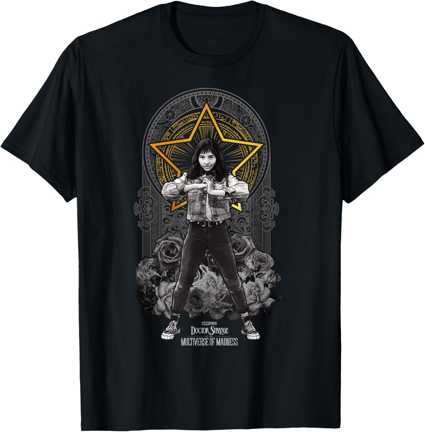 Marvel Doctor Strange In The Multiverse Of Madness Star T-Shirt - T-Shirt | Black