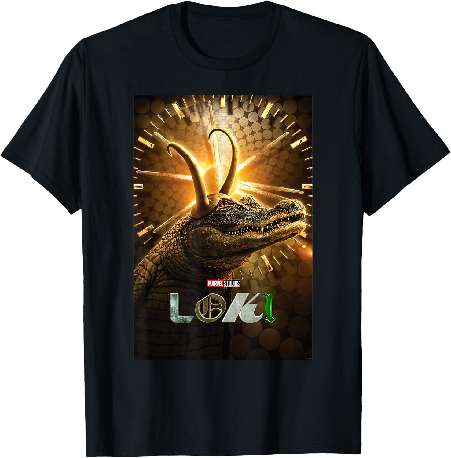 Marvel Loki Alligator Loki Poster T-Shirt - T-Shirt | Black