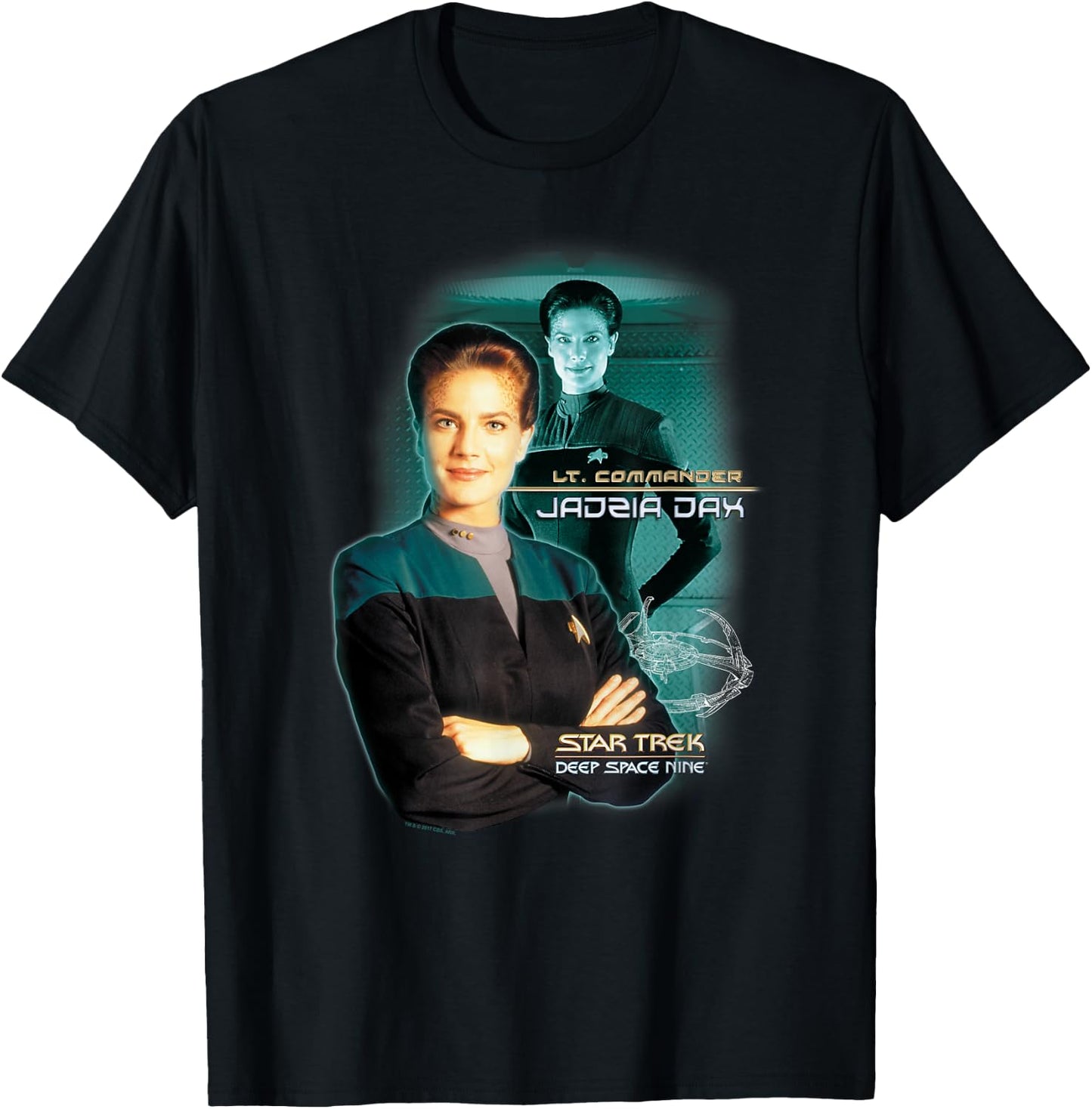 Star Trek Jadzia Dax T-Shirt - T-Shirt | Black