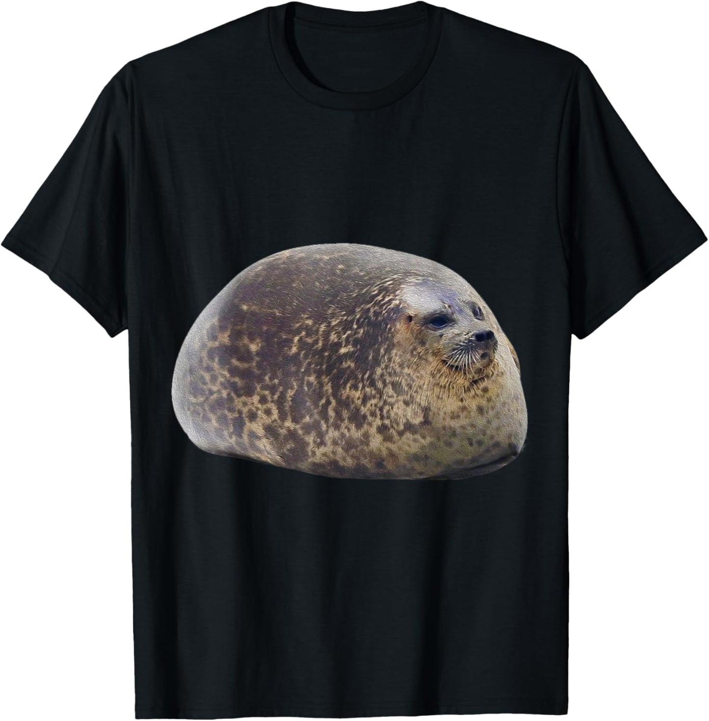 Chonky Seal T-Shirt - T-Shirt | Black
