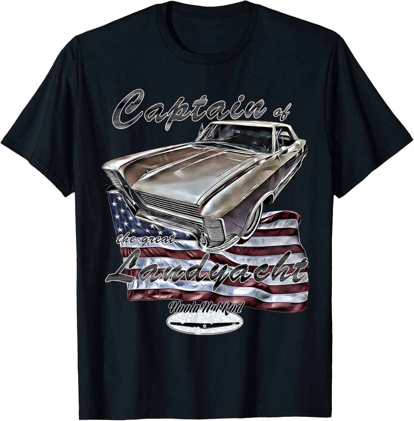 1965 Riviera, Hotrod, Muscle Car, Oldtimer, Vintage, Country Yacht T-Shirt - T-Shirt | Black