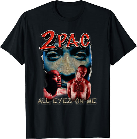 Tupac All Eyez T-Shirt - T-Shirt | Black