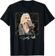 Dolly Parton Black - Small - Classic Fit - Short Sleeve - Cotton 60% Polyester 40% - Novelty - Women's Casual Shirt T-Shirt - T-Shirt | Black