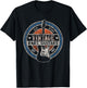 Vintage Rare Guitars Retro American Made Guitarist Small T-Shirt - T-Shirt | Black