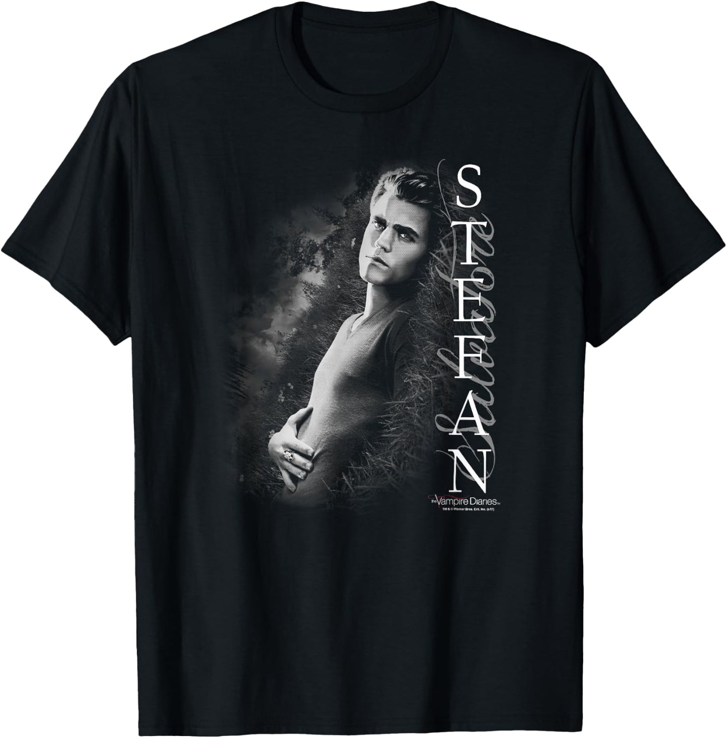 Vampire Diaries Stefan Next to Me T-Shirt - T-Shirt | Black