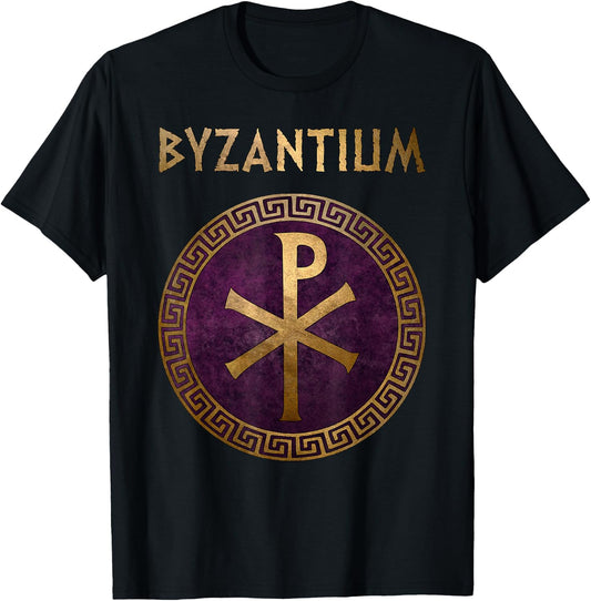 Byzantium Symbol of the Eastern Roman and Byzantine Empire T-Shirt - T-Shirt | Black