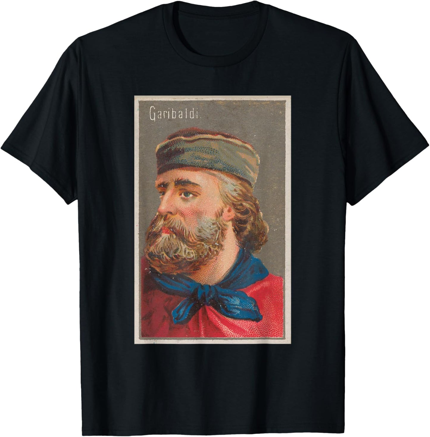 Giuseppe Garibaldi Portrait (1888) T-Shirt - T-Shirt | Black