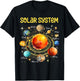 Solar System Planets Science Space Boys Girls STEM Kids T-Shirt - T-Shirt | Black