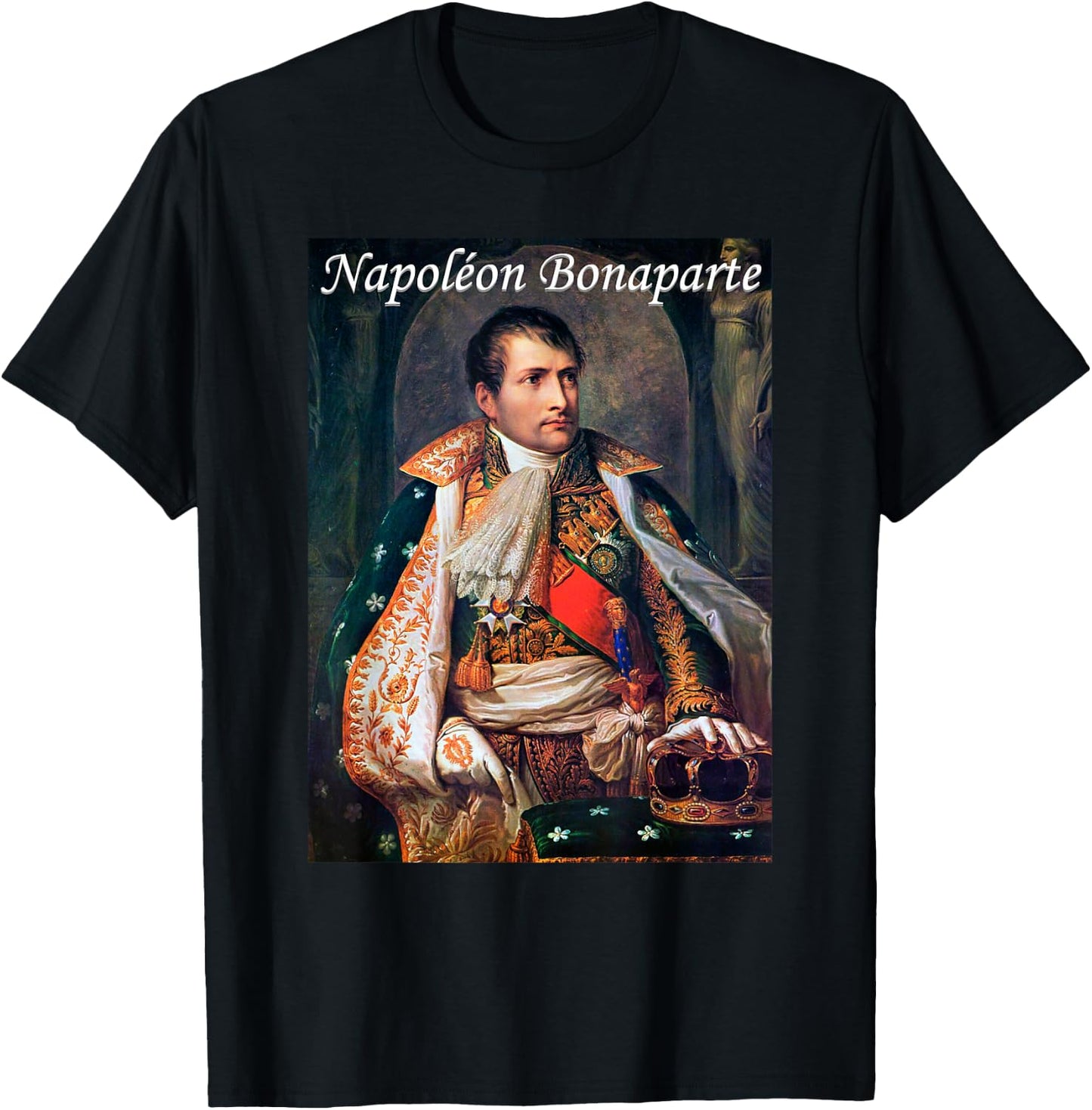Napoleon Bonaparte Art Historic Napoleonic Wars History Item T-Shirt - T-Shirt | Black