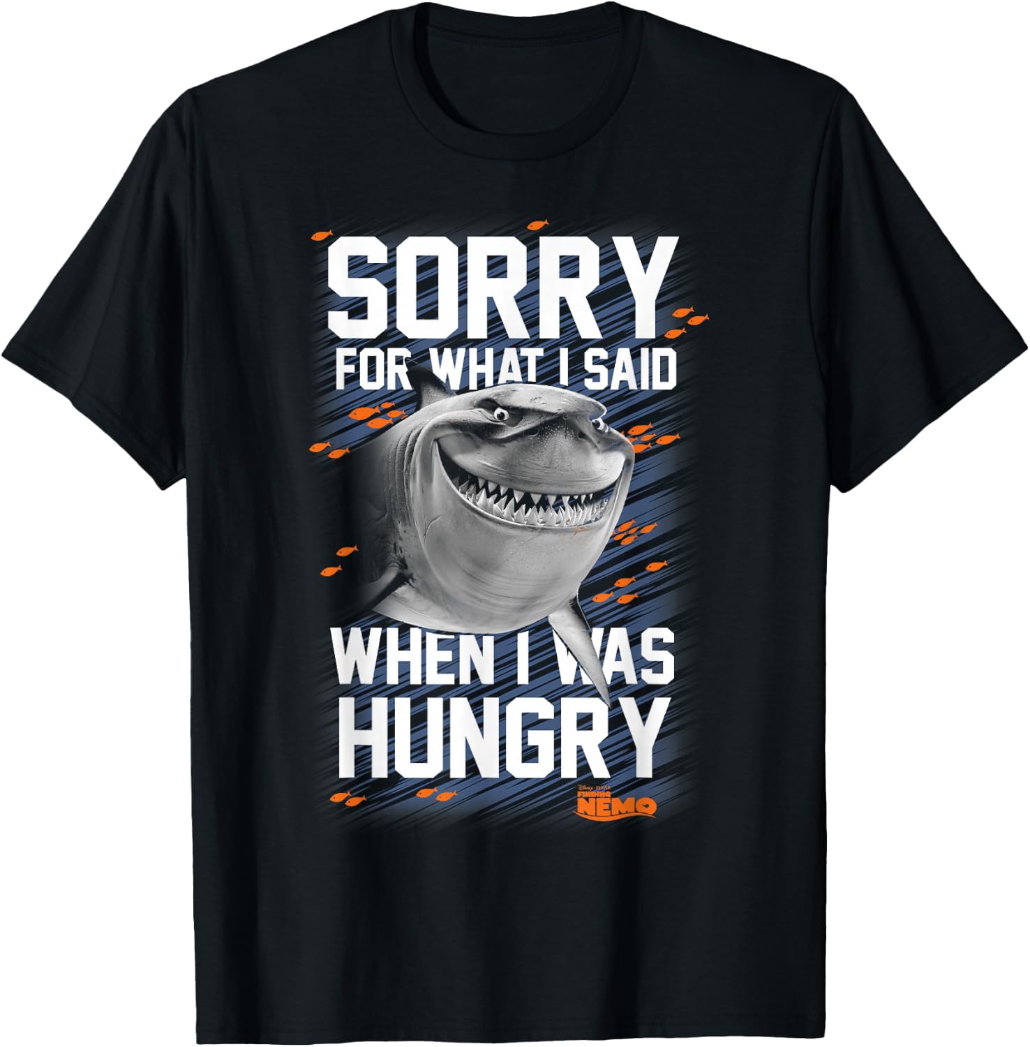 Disney Pixar Finding Nemo Bruce Sorry for What I Said T-Shirt - T-Shirt | Black