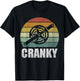 Vintage Retro Bicycle Cranky Gifts For Cycling Lovers Cranky T-Shirt - T-Shirt | Black