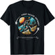 First Grade Back To School Space Rocket Astronaut T-Shirt - T-Shirt | Black