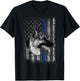 Thin Blue Line German Shepherd Police Dog K9 T-Shirt - T-Shirt | Black