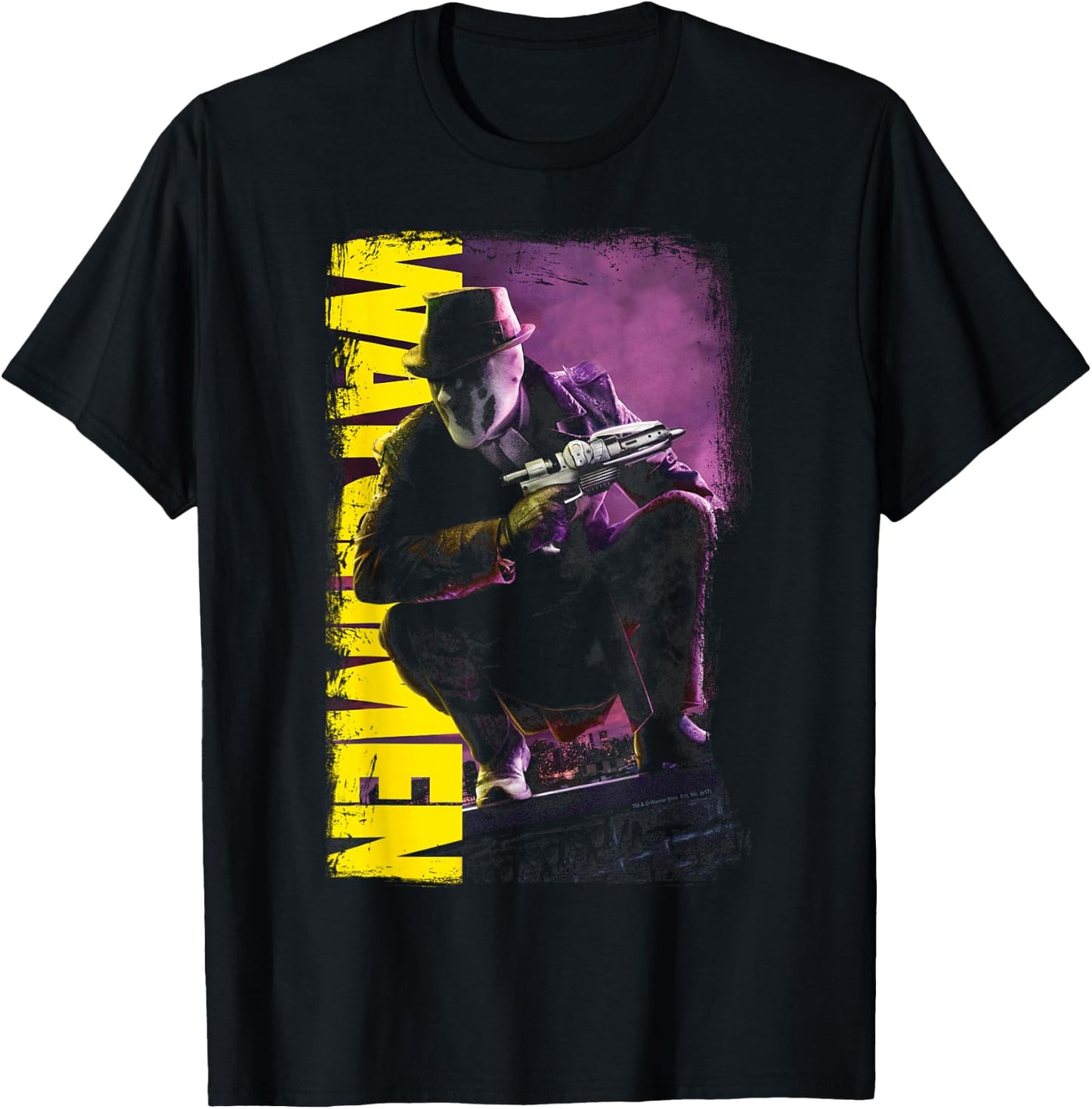 Watchmen Rorschach Perched T-Shirt - T-Shirt | Black