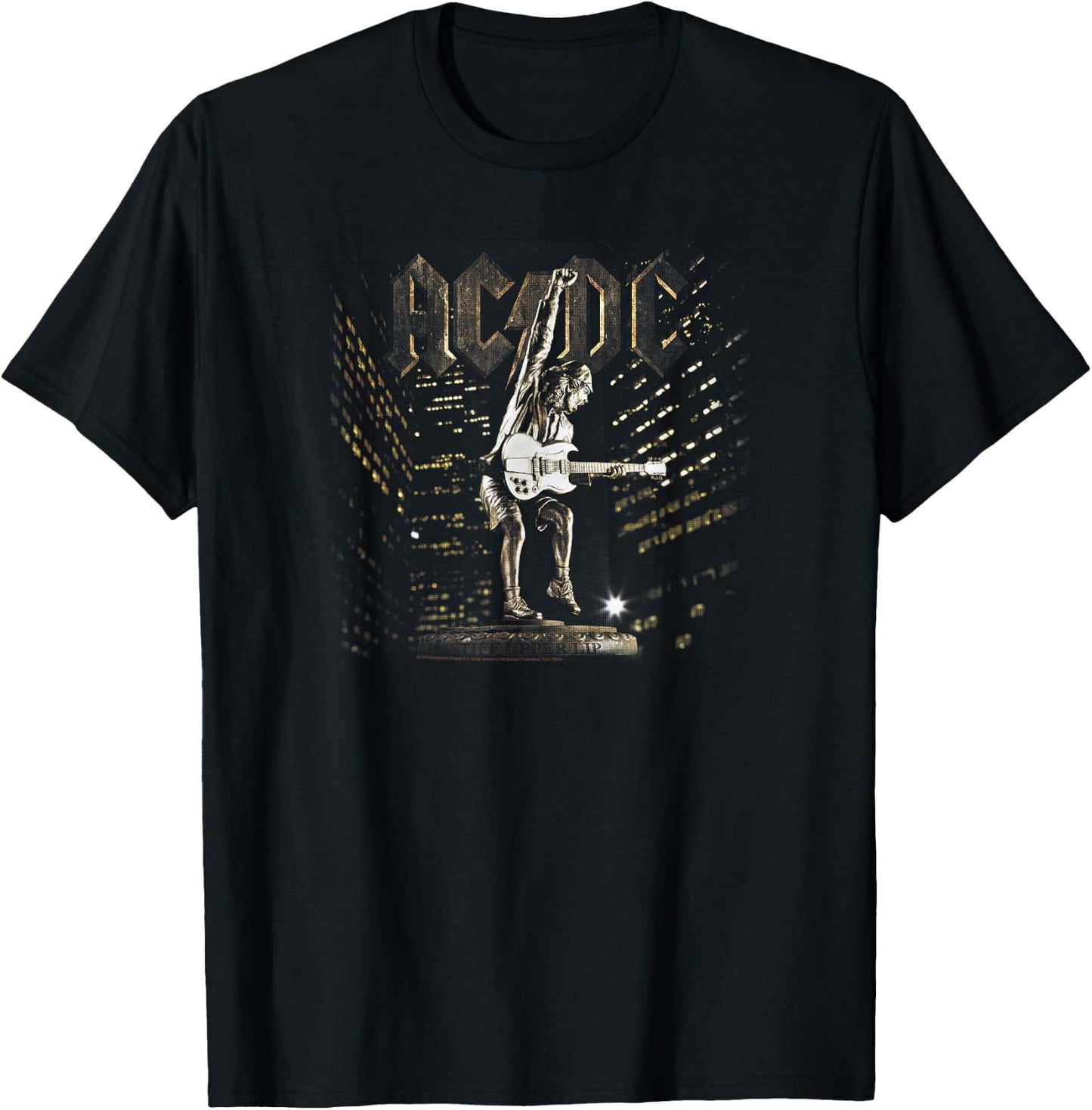 AC/DC - Stiff Upper Lip Album Artwork T-Shirt - T-Shirt | Black