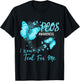 PCOS Awareness I Wear Teal For Me T-Shirt - T-Shirt | Black