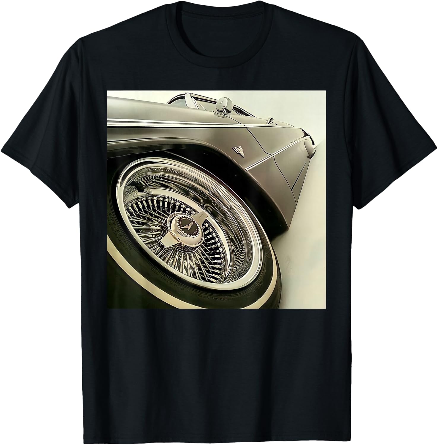 Lowrider Black and White T-Shirt - T-Shirt | Black