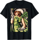 Young Lady With Gloves Painting by Lempicka T-Shirt - T-Shirt | Black