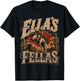 Vintage Ella's Name Pride Classic Gifts Women Kids T-Shirt - T-Shirt | Black
