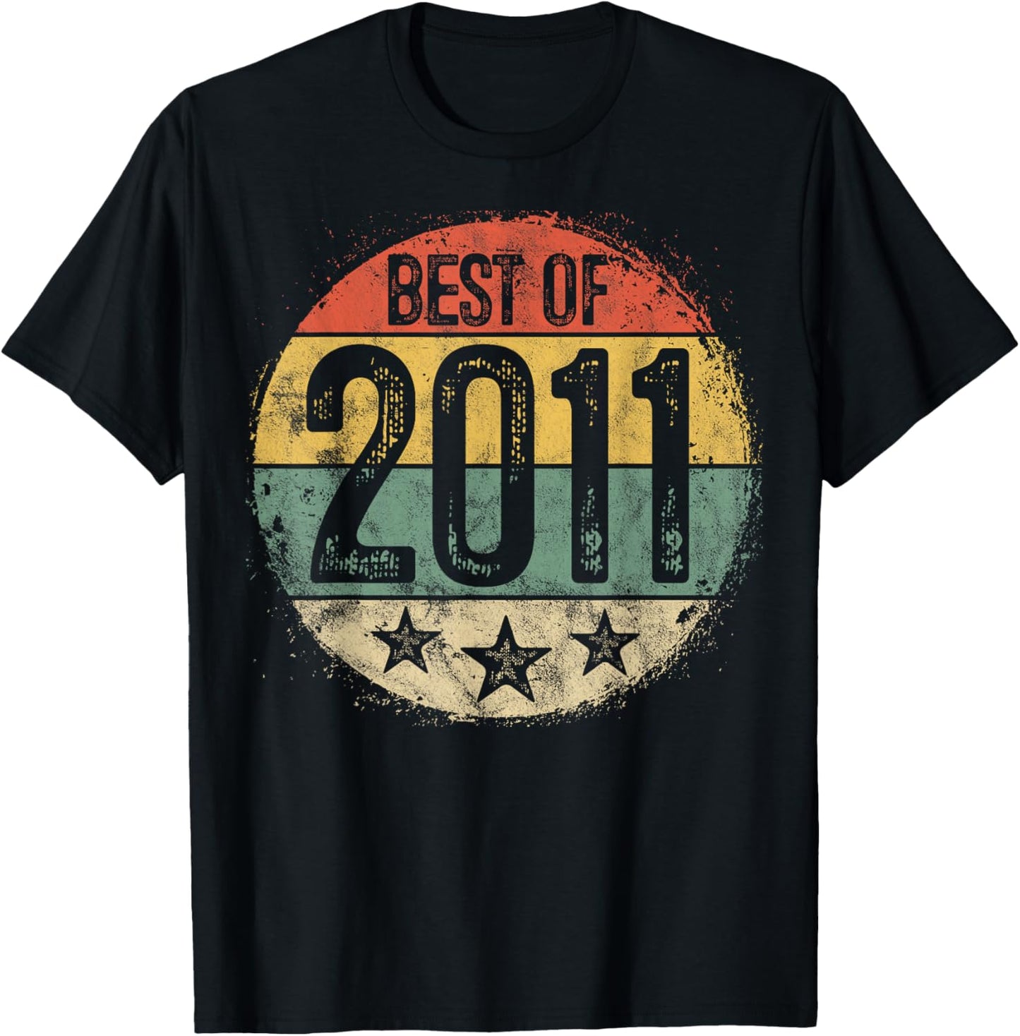 Best Of 2011 14th Birthday Gifts For Boy Girl 14 Year Old T-Shirt - T-Shirt | Black