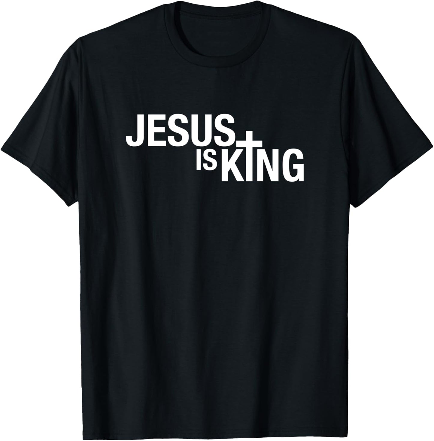 Jesus is King T-Shirt - T-Shirt | Black