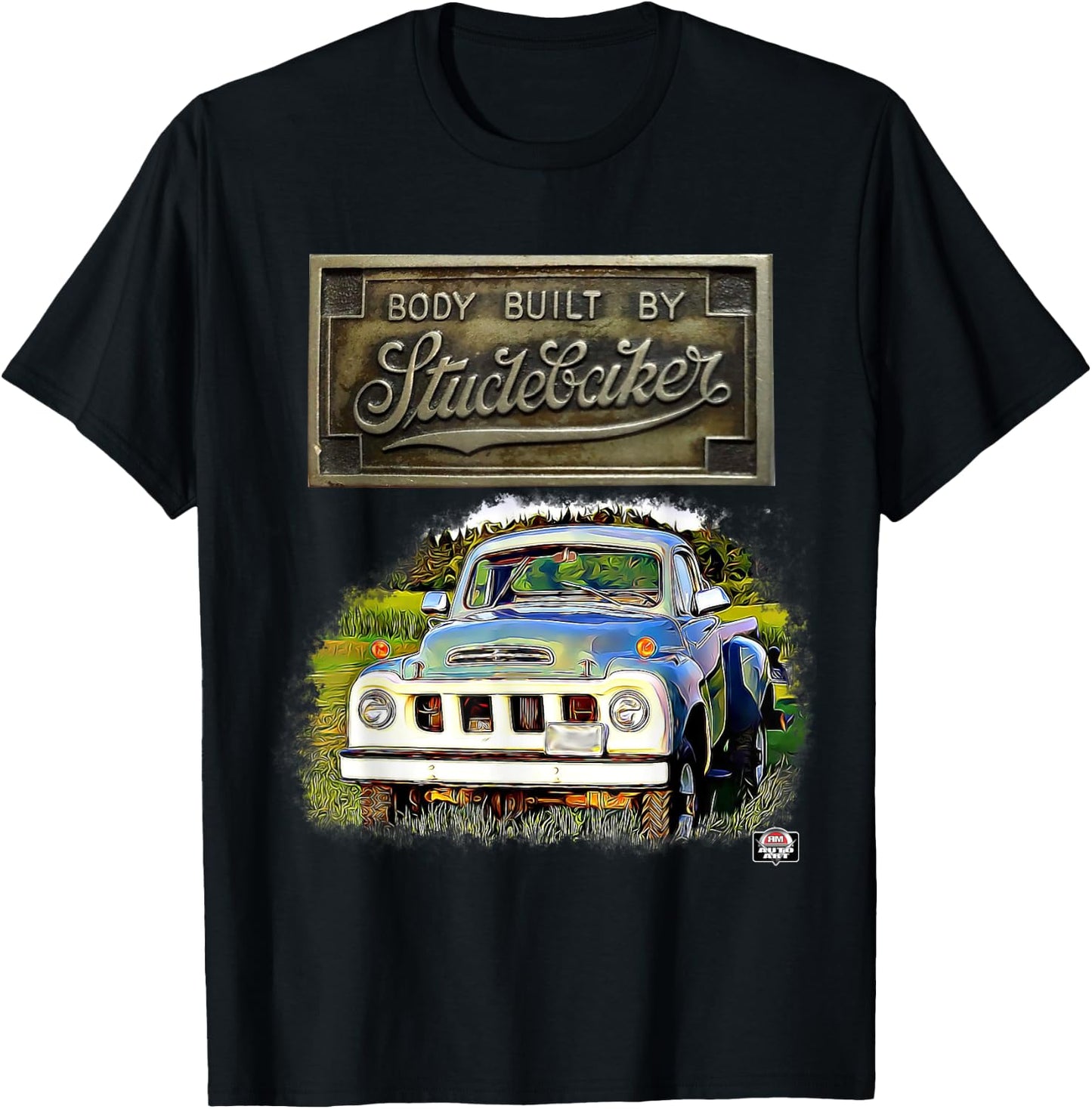 Body by Studebaker classic pickup truck T-Shirt - T-Shirt | Black