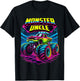 Monster Truck Uncle Monster Truck Are My Jam Truck Lovers T-Shirt - T-Shirt | Black