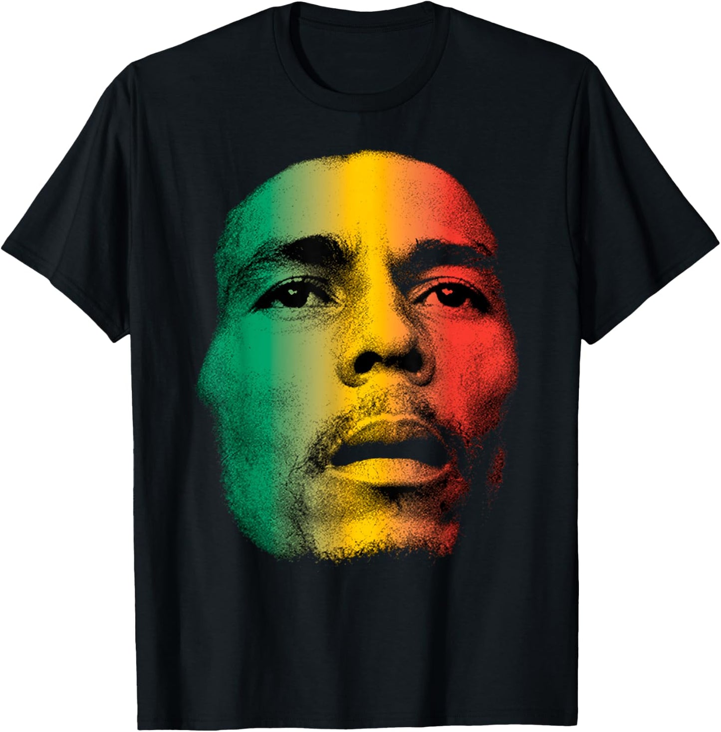 Bob Marley Face T-Shirt - T-Shirt | Black