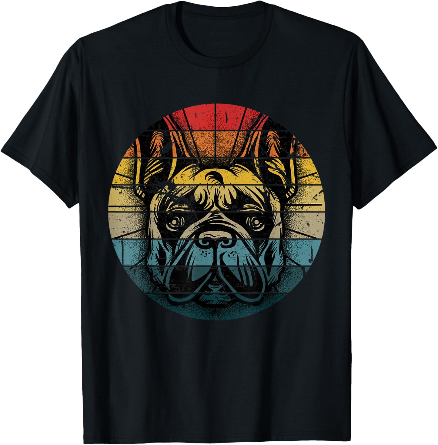 French Bulldog Gift Frenchie Dog Lover Women Men Dogfather T-Shirt - T-Shirt | Black