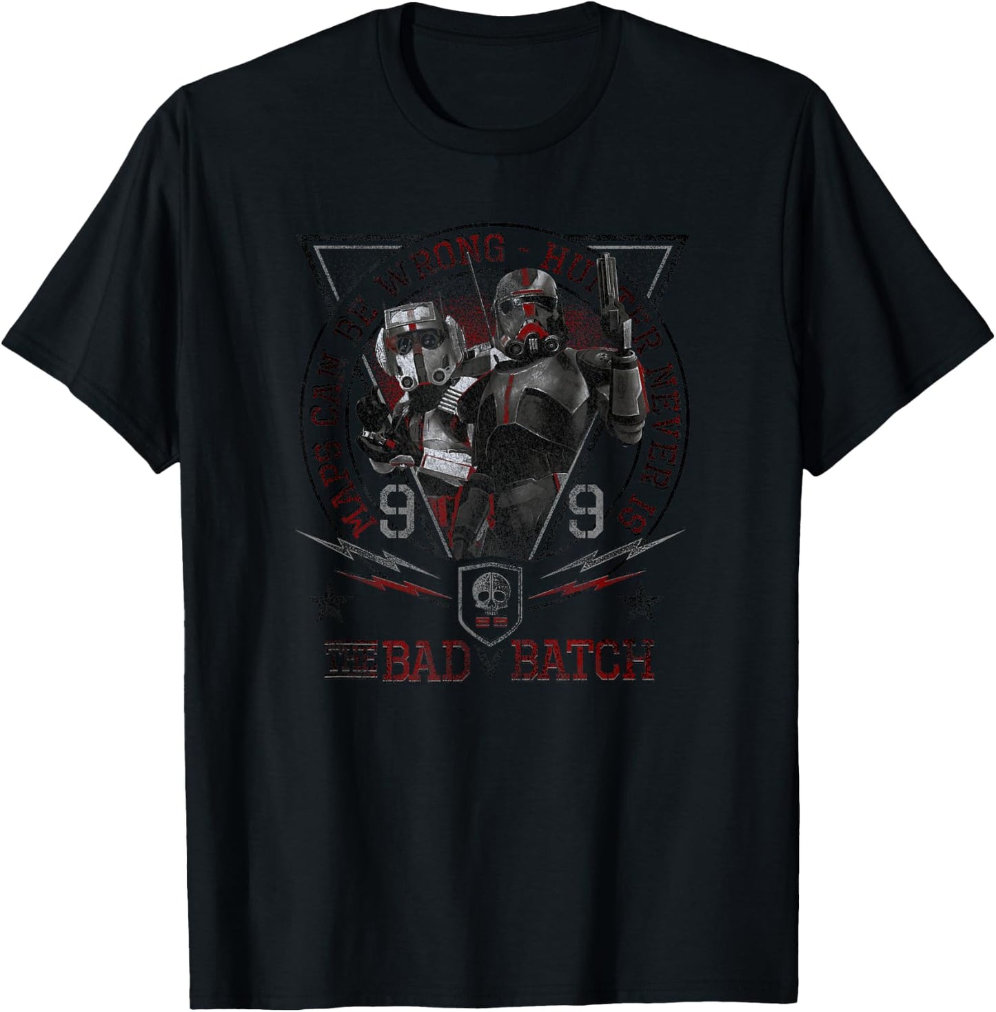 Star Wars: The Bad Batch Tech Hunter Maps Can Be Wrong T-Shirt - T-Shirt | Black