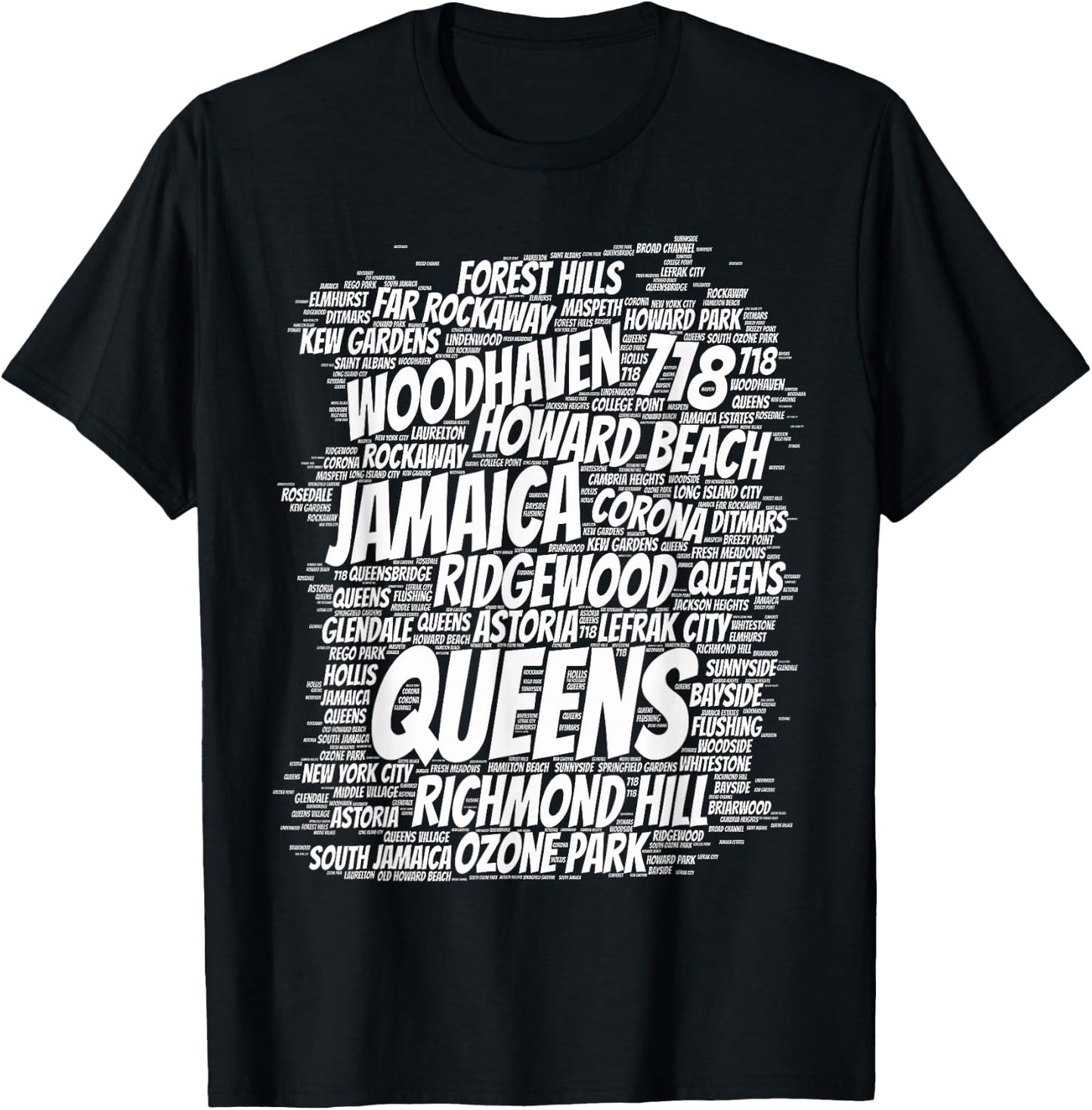 Queens ny T-Shirt - T-Shirt | Black