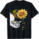 Blessed To Be Called Mom Sunflower Elephant Mother's Day T-Shirt - T-Shirt | Black