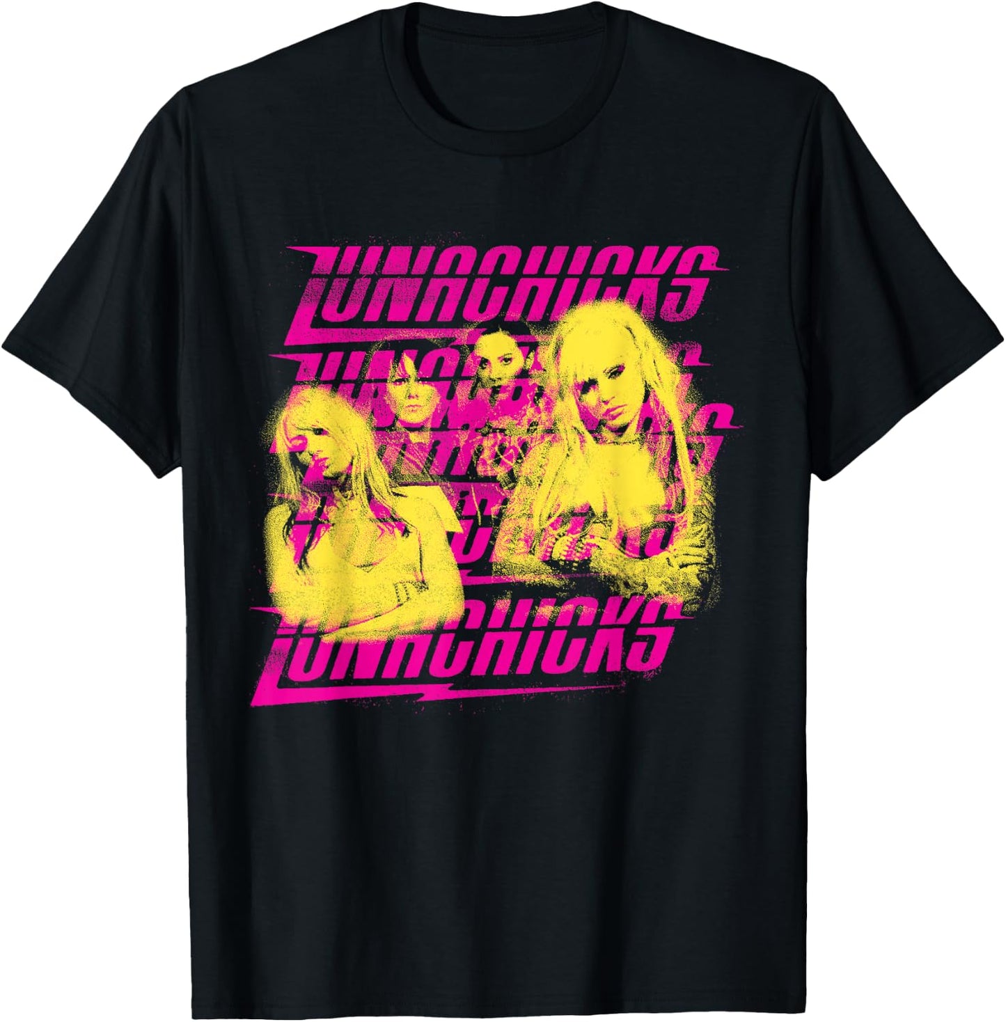 Lunachicks - Official Merchandise - Group Photo T-Shirt - T-Shirt | Black