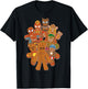 Marvel Avengers Gingerbread Cookies Christmas T-Shirt - T-Shirt | Black