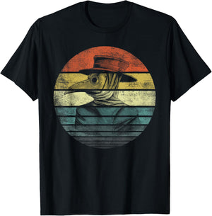 Vintage Plague Face Mask Gifts Women Plague Doctor T-Shirt - T-Shirt | Black