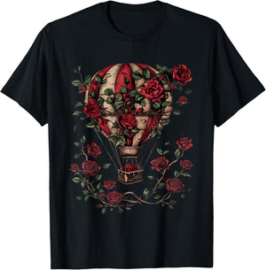 Hot Air Balloon Ride Festival Hot Air Ballooning T-Shirt - T-Shirt | Black