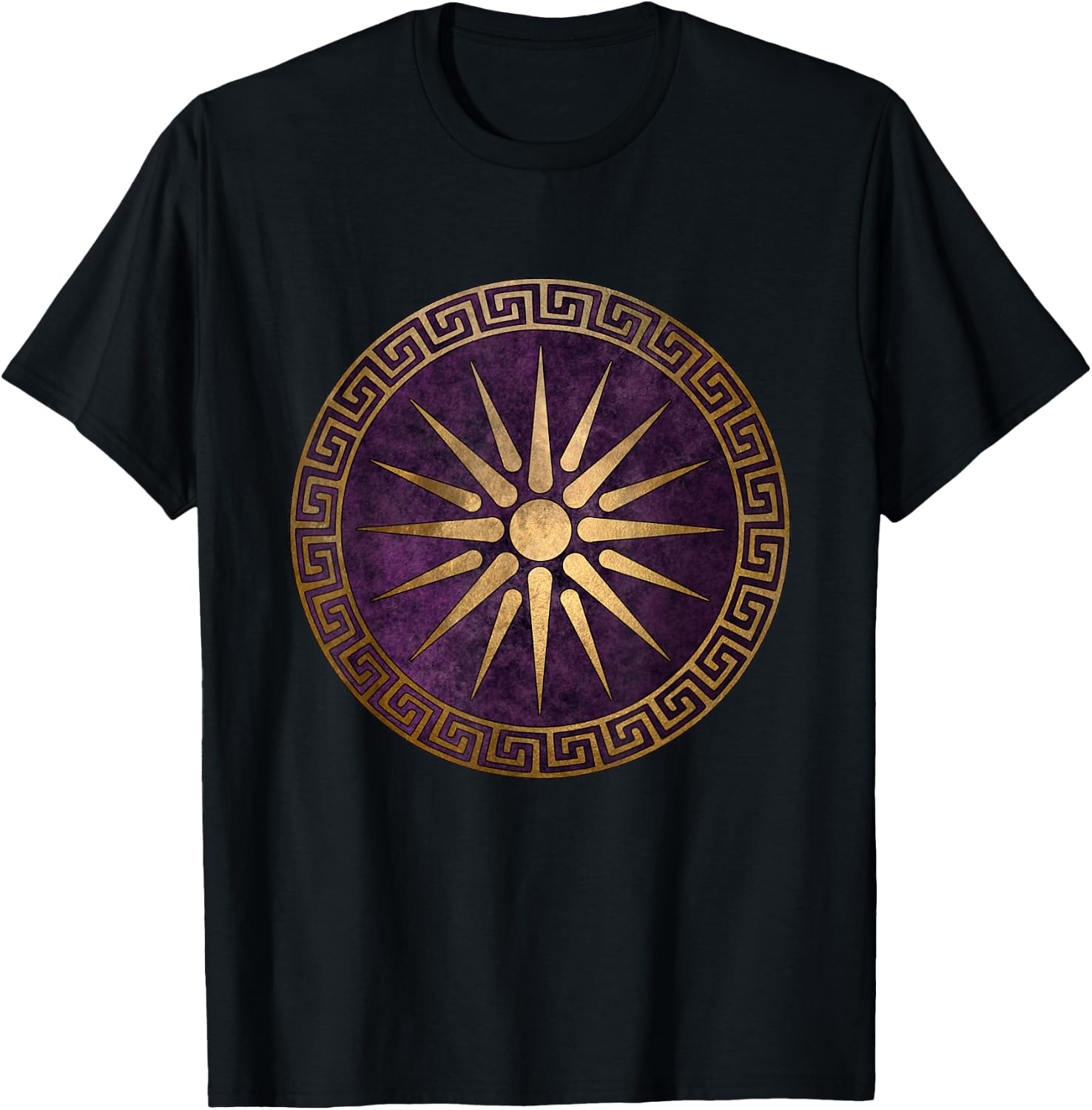 Macedonian Ancient Greek Sign Alexander the T-Shirt - T-Shirt | Black