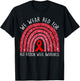 We Wear Red For Red Ribbon Week Awareness Rainbow Gift T-Shirt - T-Shirt | Black