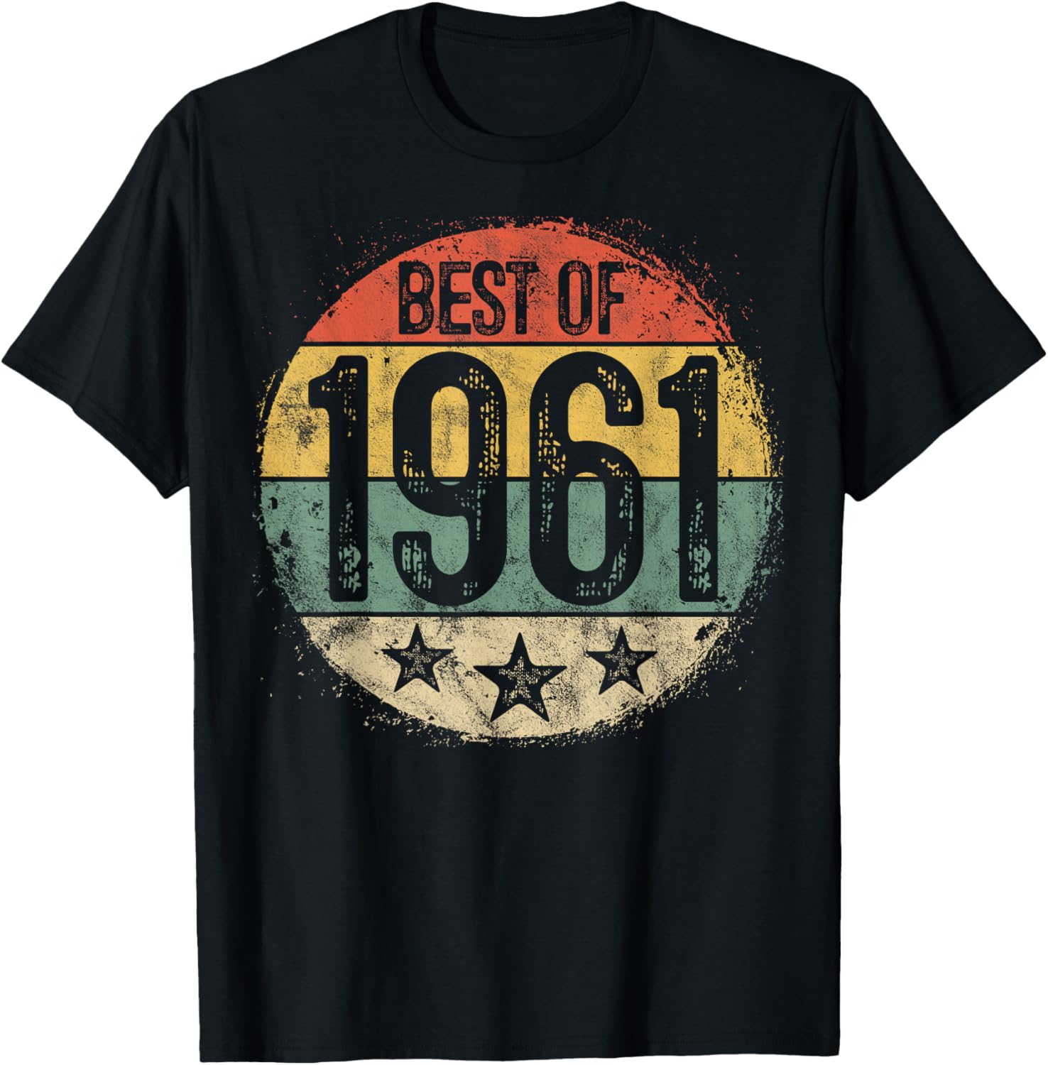 Best Of 1961 64th Birthday Gifts Women 64 Year Old T-Shirt - T-Shirt | Black