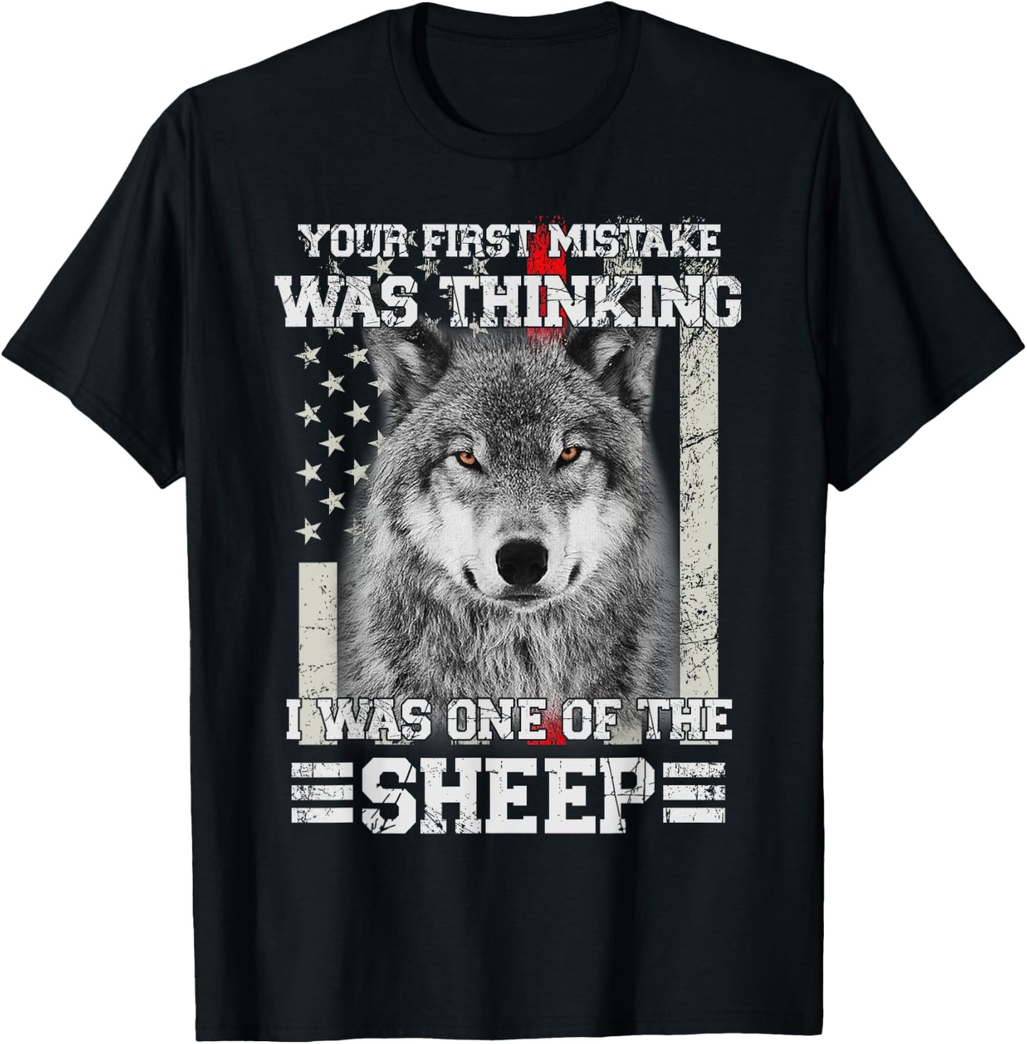 Your first mistake thinking I was one of Sheep fire fighter T-Shirt - T-Shirt | Black