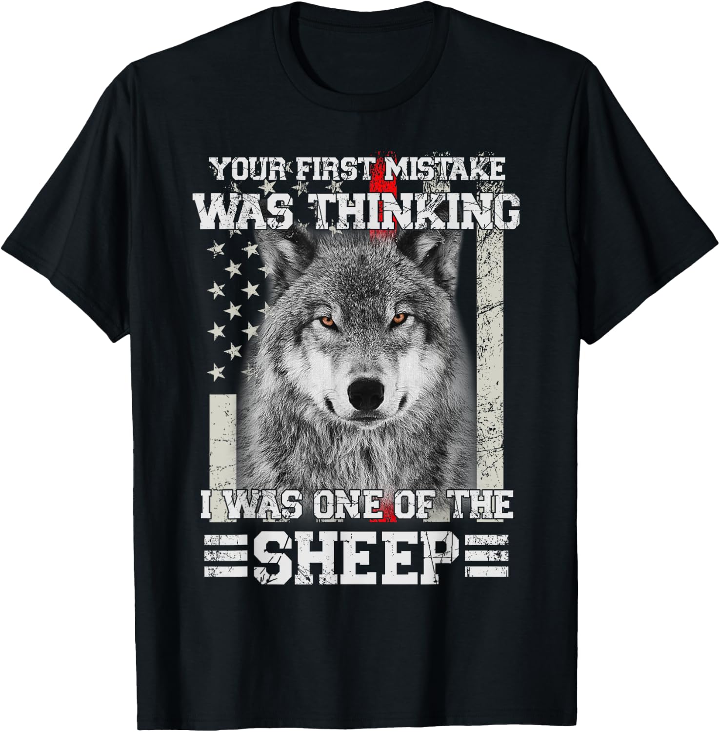 Your first mistake thinking I was one of Sheep fire fighter T-Shirt - T-Shirt | Black