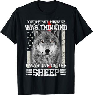 Your first mistake thinking I was one of Sheep fire fighter T-Shirt - T-Shirt | Black