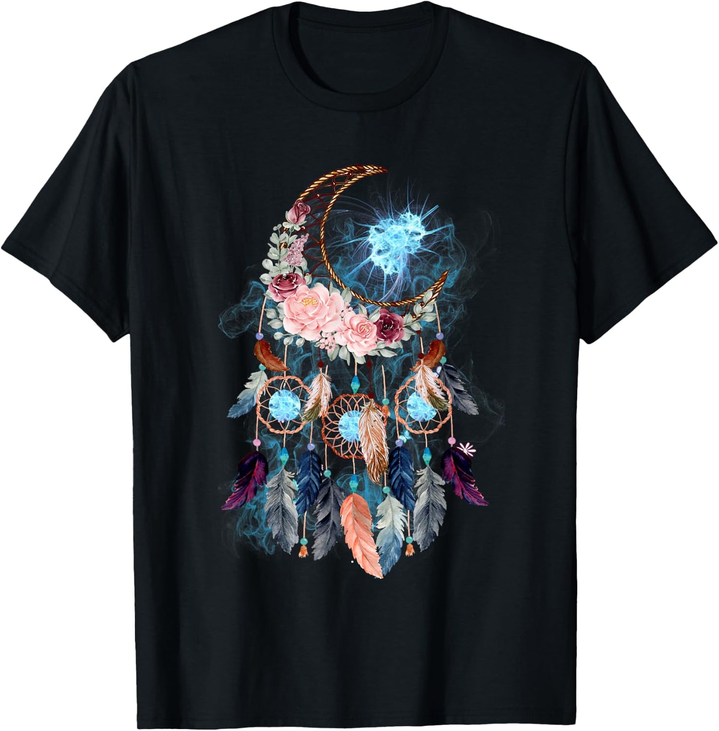 Moon dreamcatcher T-Shirt - T-Shirt | Black