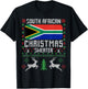 South Africa Flag South African Christmas Sweater T-Shirt - T-Shirt | Black