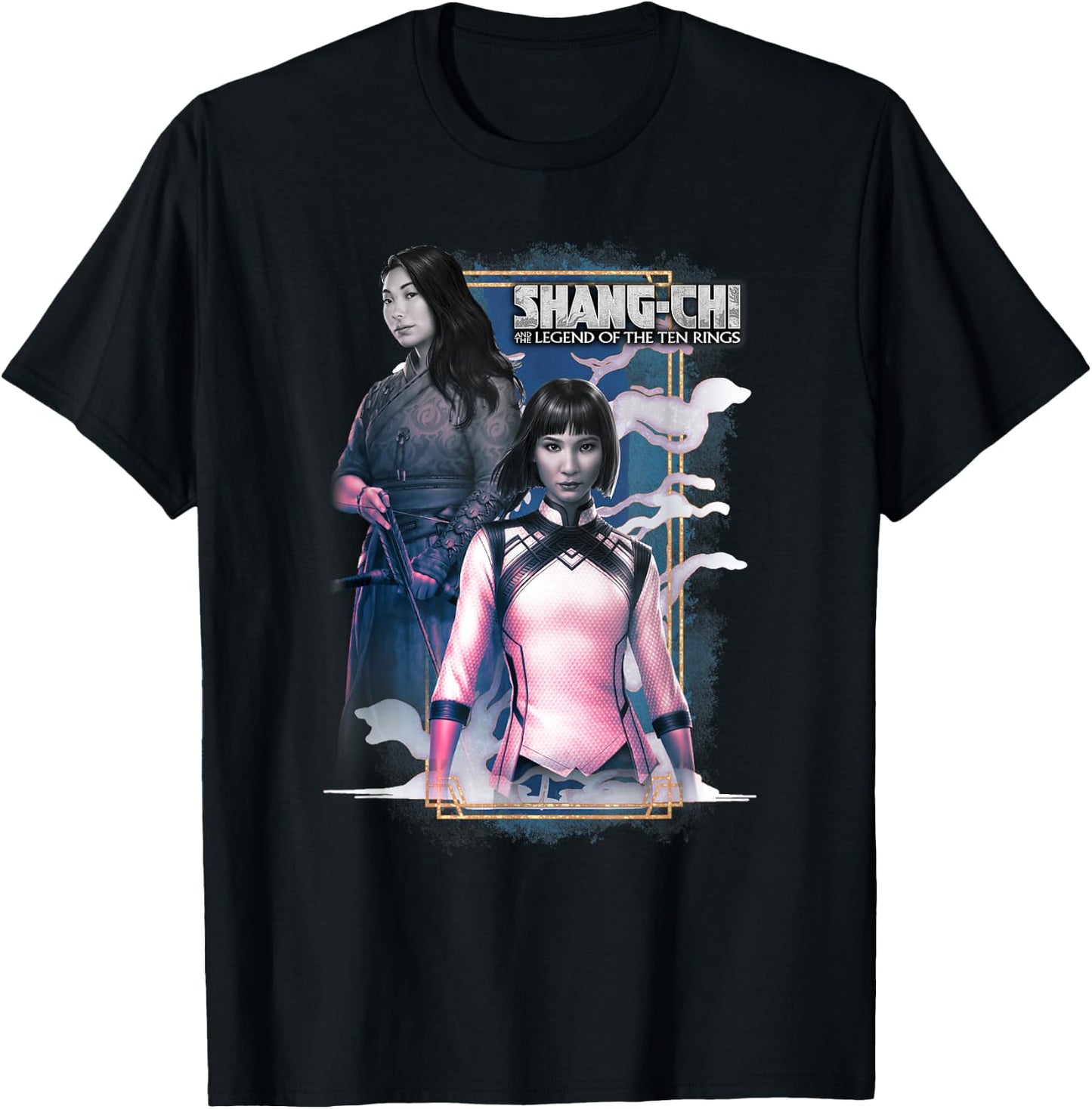 Marvel Shang-Chi Girl Team Poster T-Shirt - T-Shirt | Black