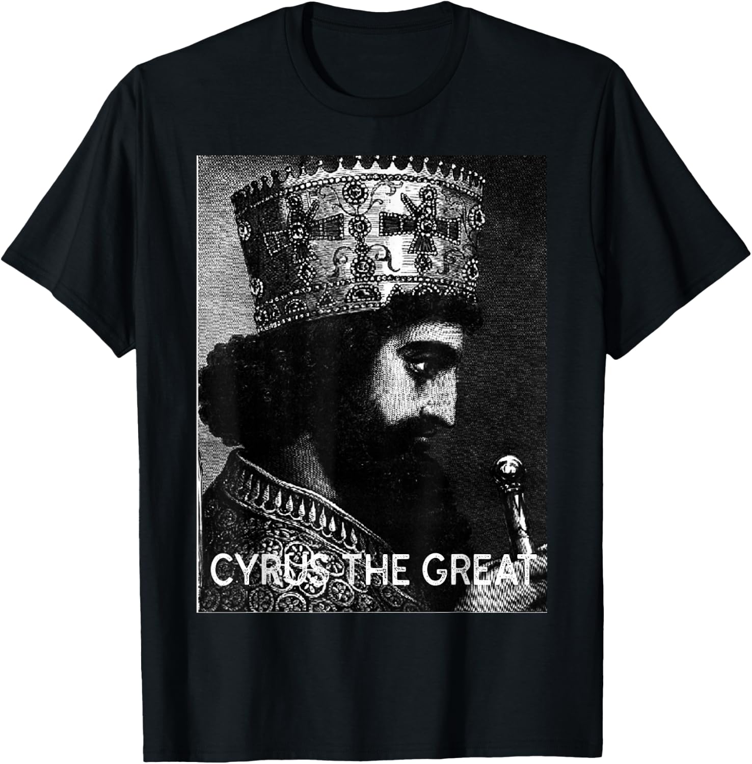 Cyrus the great, Kourosh-e-kabir Ancient Persia king T-Shirt - T-Shirt | Black