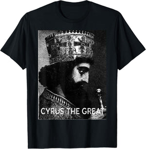 Cyrus the great, Kourosh-e-kabir Ancient Persia king T-Shirt - T-Shirt | Black