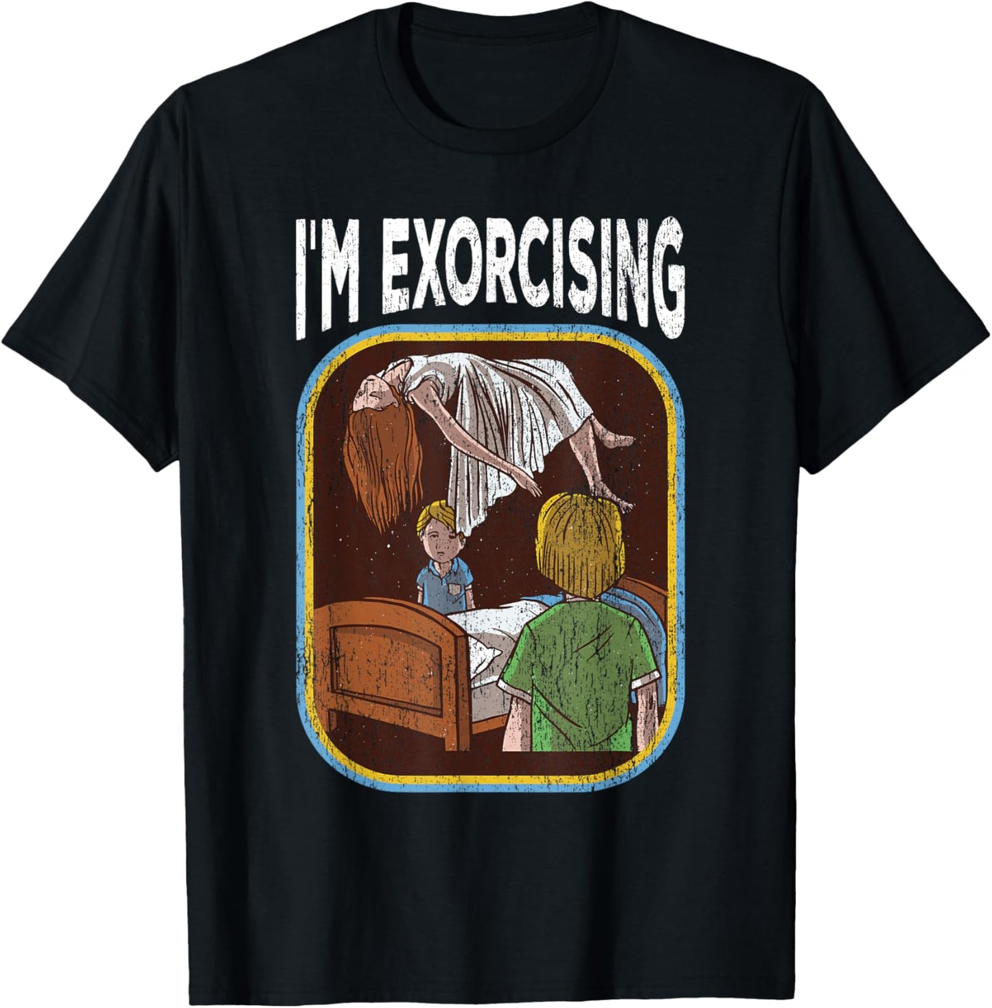 I'm Exorcising Halloween Fitness Gym T-Shirt - T-Shirt | Black
