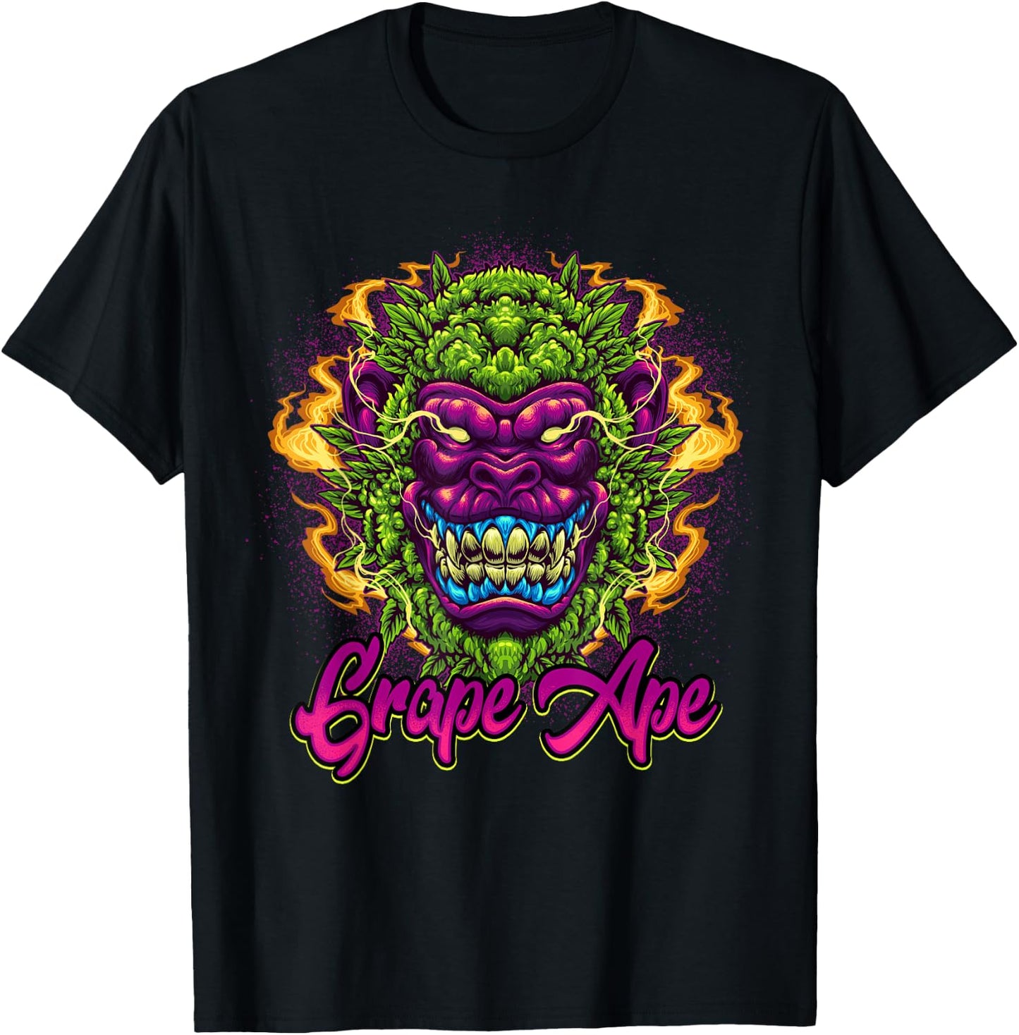 Grape Ape | Weed Strain Marijuana Pot Ganja 420 Stoner T-Shirt - T-Shirt | Black