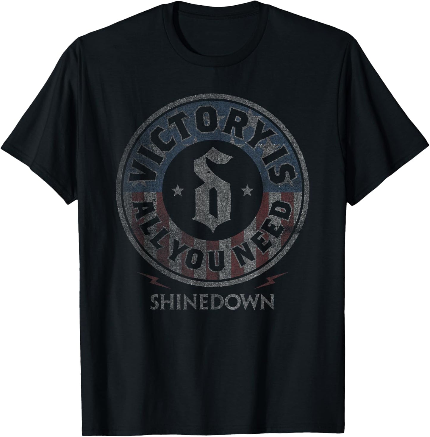 Shinedown United Seal T-Shirt - T-Shirt | Black